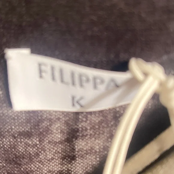 NWT Filippa K black knit sheer lightweight day 2 nite polo long sleeve sweater S - Picture 5 of 6